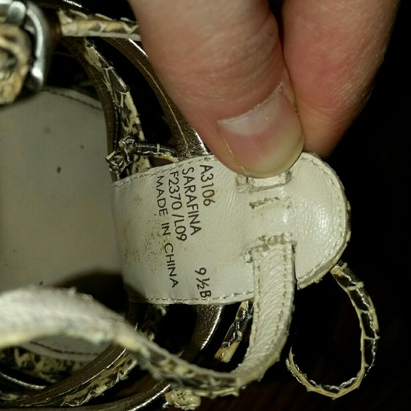 Coach Snakeskin size 9.5 Heels - Picture 2 of 7